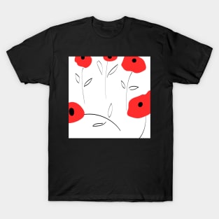 Flowers pattern T-Shirt